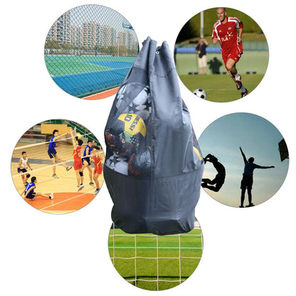 Football Equipment Bag Basketball Volleyball Big Ball Bag Heavy Duty Ball Bag Mesh Bag Large Capacity Football Storage Bag