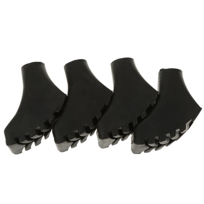 4x Walking Asphalt Pads Replacement Feet Walking Sticks Trekking Sticks Rubber Buffers