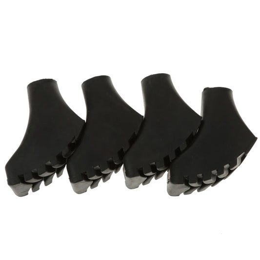 4x Walking Asphalt Pads Replacement Feet Walking Sticks Trekking Sticks Rubber Buffers