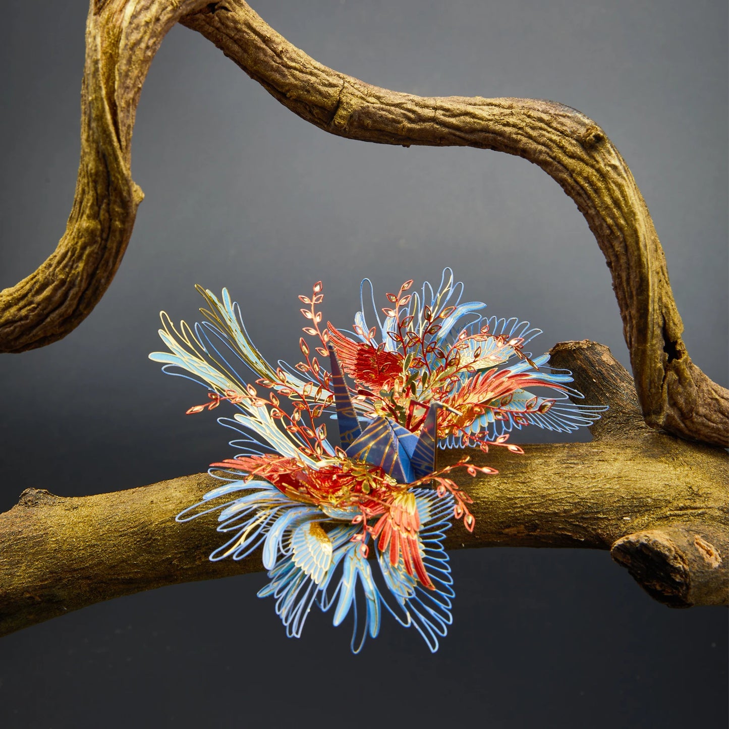 Piececool 3D Metal Puzzle-One Thousand Origami Cranes for Love Amulet Model Building Kits DIY Jigsaw Toy For Adults