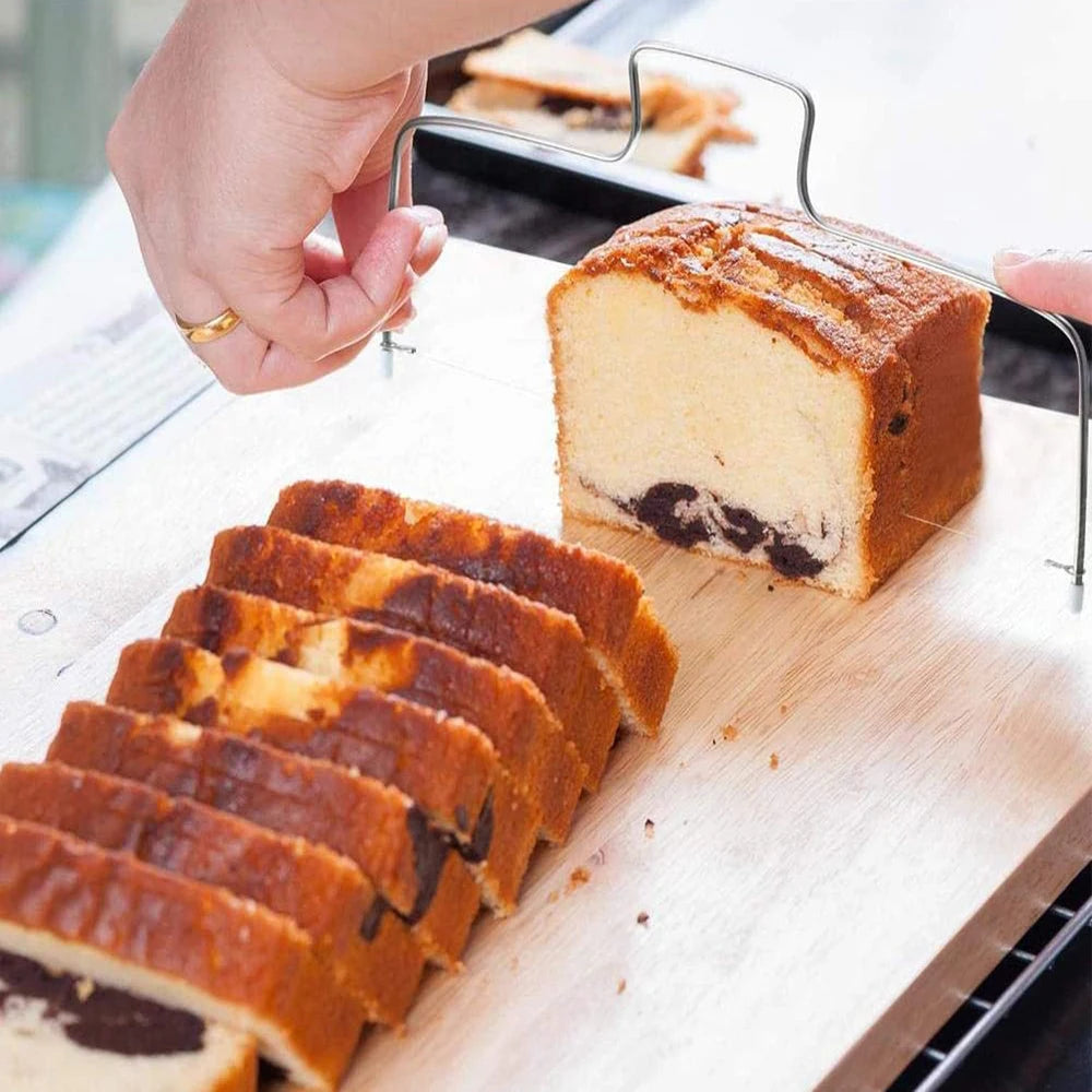 Cake Decorating Tools-1Pc Adjustable Double Layer Stainless Steel Cake Slicer Kitchen Accessories,Pastry And Bakery Accessories