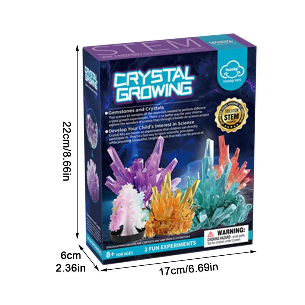 Kids Crystal Growing Kit DIY Science Experiment For Teenagers Boys Toys Magical Funny Crystal Educational Stimulates Interest