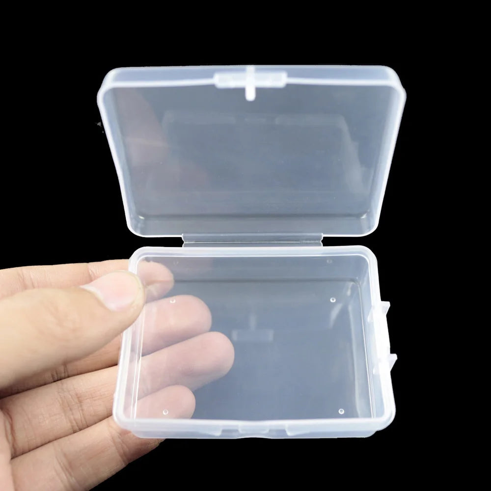 1pcs Transparent Plastic Storage Box Fishing Lure or Fishhook Spoon Hook Bait Jewelry Container Fish Tackle Boxes