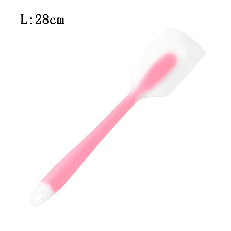 Silicone Baking Pastry Scraper Spatula Non-Stick Cake Scraper Cream Butter Spatula Heat-Resistant Kitchen Baking Pastry Tools