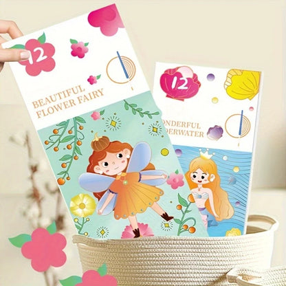 5-Pack Pocket Watercolor Coloring Book Set: Enhance Creativity and Concentration with Miniature Art Supplies