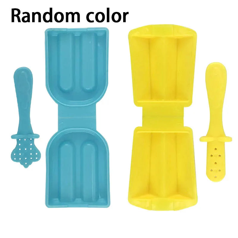 3D Ice Cream Playdough Mold Play Dough Accessories DIY Craft Toys for Children Kids Cute Animal ice lolly Plasticine Clay Moulds