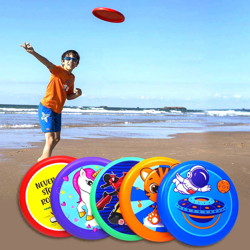 Kids Soft Flying Disc Outdoor Sports Game The Beach Lake Pool Catching Throwing Discs for Adults Children Flying Disk Disc Game