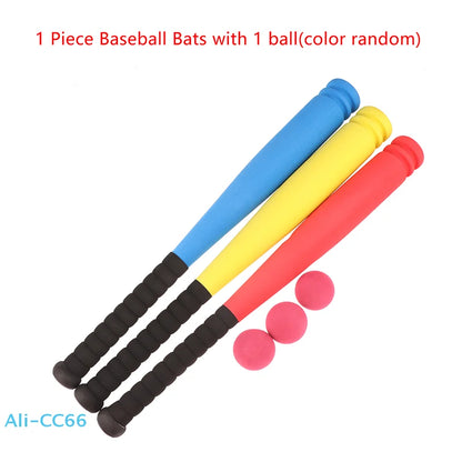 【M】Children Baseball Bats Balls Set Sponge Baseball Toy Secure Toddlers Batting Game For Gift Activity Playground