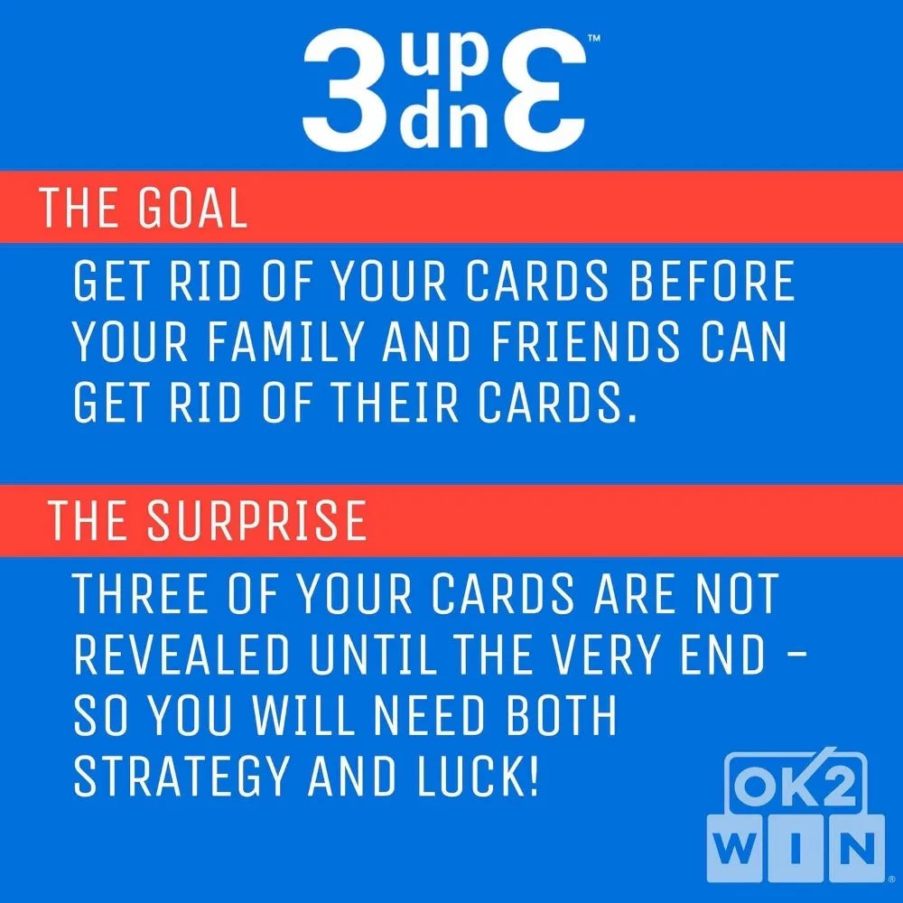 board game Win 3UP 3DOWN Card Game
