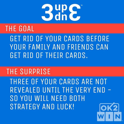 board game Win 3UP 3DOWN Card Game