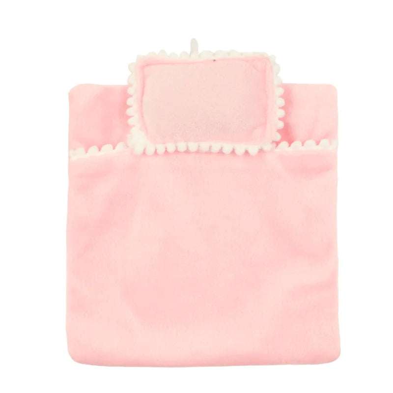 14 Colors of Sleeping Bags+Eye Masks For labubu 17cm Plush Doll Clothes Accessories Girl‘s Toys Birthday Christmas Gift