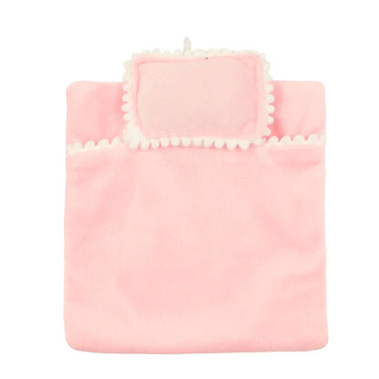 14 Colors of Sleeping Bags+Eye Masks For labubu 17cm Plush Doll Clothes Accessories Girl‘s Toys Birthday Christmas Gift