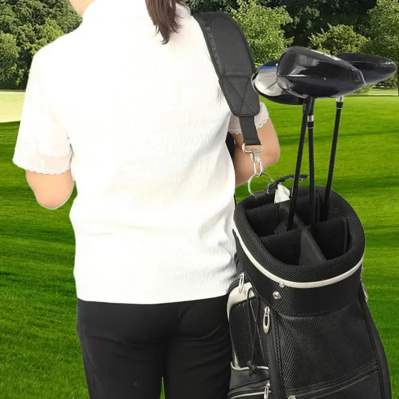 Golf Bag Single Shoulder Strap Adjustable Golf Bag Straps Sturdy Thick Pad Straps Single Padded Adjustable Straps Non-slip