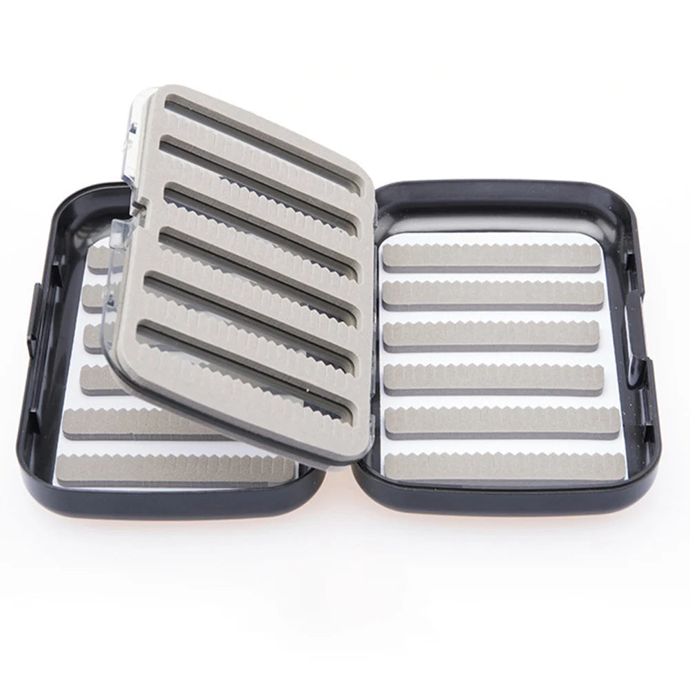 Double-sided Fishing Tackle Box With Foam Waterproof Trout Bass Flies Fishing Tackle Hooks Box Fishing Tackle Boxes