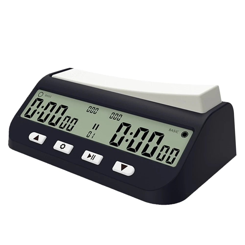 Digital Chess Timer with Basic Bonus Delay and Positive Time Features Game Timer for Chess Game I-GO and Chinese Chess