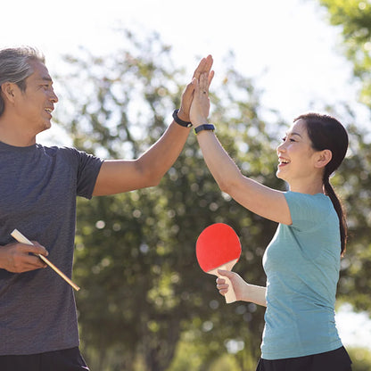 Ping Pong Paddle Set Table Tennis Net and Post Set Ping Pong Racket Set for Indoor/Outdoor Games
