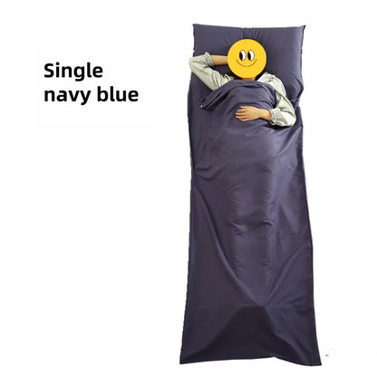 Outdoor travel sleeping bag portable ultra-thin hotel hotel soiled cotton sleeping bag liner sheet summer camping sleeping bag