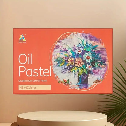 Professional Oil Pastels Set - Medium Point, High-Quality Soft Crayons for Artists, 12/24/36/48 Colors