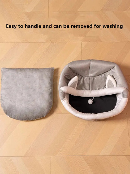 Washable pet lounger cushions, cat mat beds, warm and soft baskets, cozy warm cat kennels, house tents, small pet dogs