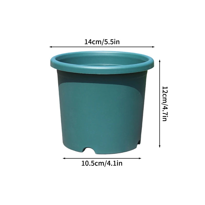 1PC Plastic Flowerpot Thickened Plant Pot for Flowers Shrubs Succulents Breathable Root Control Flower Pot Garden Decorations