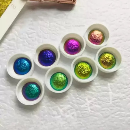 30 Color Conventional Color-changing Pearlescent Pigment Hand-painted Water Color Creation Calligraphy Painting Art Pigment