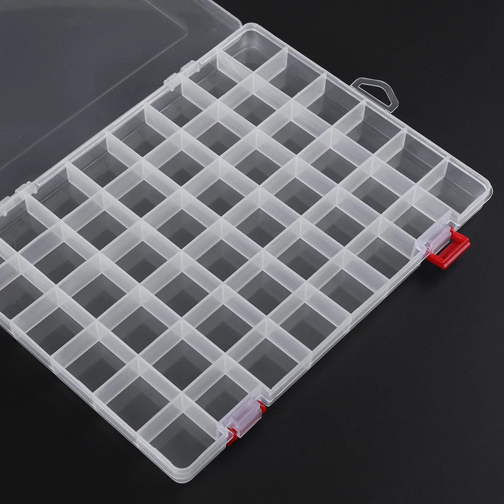 48 Compartments Fishing Tackle Box Fish Lure Hook Bait Storage Case Organizer Container Plastic Waterproof for Fishing