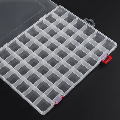 48 Compartments Fishing Tackle Box Fish Lure Hook Bait Storage Case Organizer Container Plastic Waterproof for Fishing