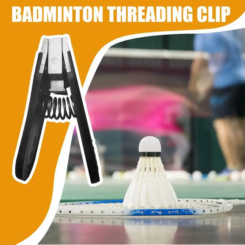 Starting Clamp Tennis Sports Starting Clamp Portable Alloy Tennis Ball Manual Starting Tools For Repairing Badminton Rackets