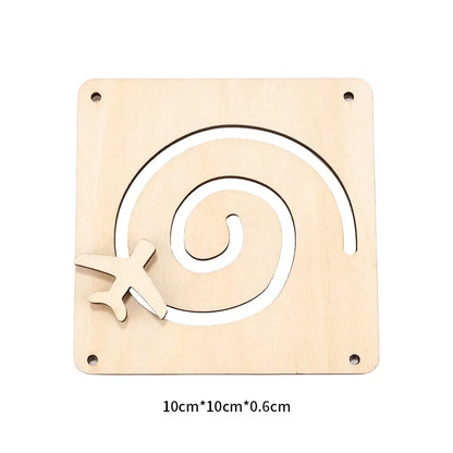 Busy Board Montessori DIY Wooden Accessories Early Education Toys Learning And Education Exercise Hand-On Ability Children's Toy