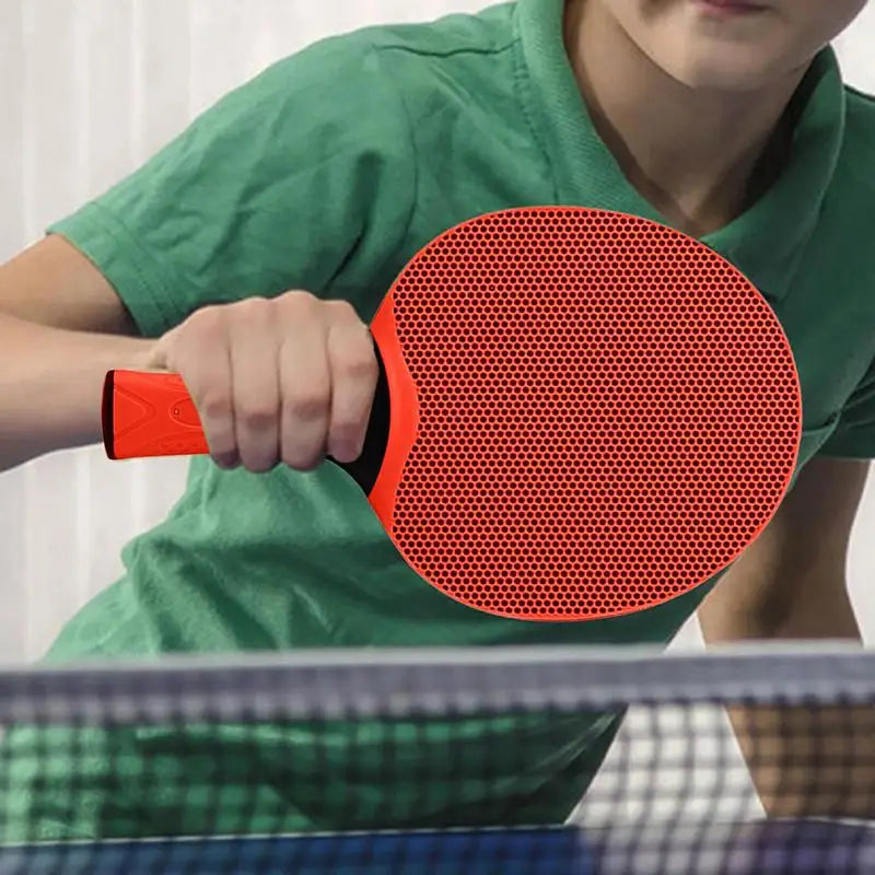 Table Tennis Racket Waterproof Table Tennis Bat With Rubber Grip Racquet Sport Equipment For Kids Adults
