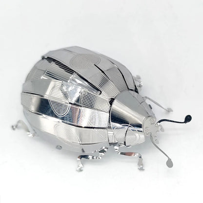 3D Metal Puzzle DIY Handmade Animal Insect Ladybug Carp Butterfly Assembly Model Jigsaw Puzzle Toys for Adult
