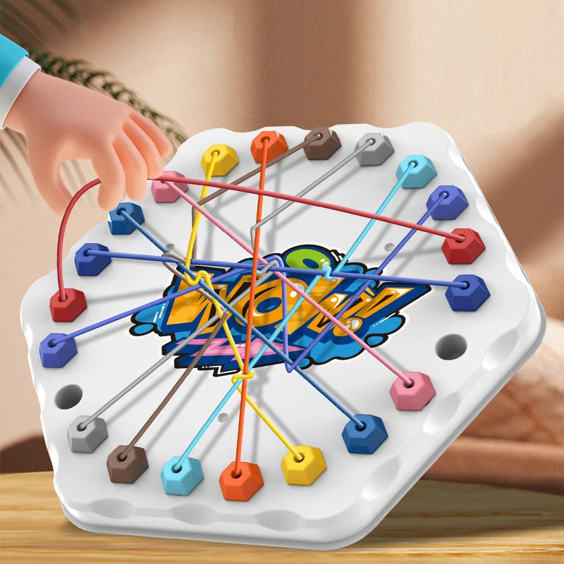 Kids Rope Knots Puzzle Board Game