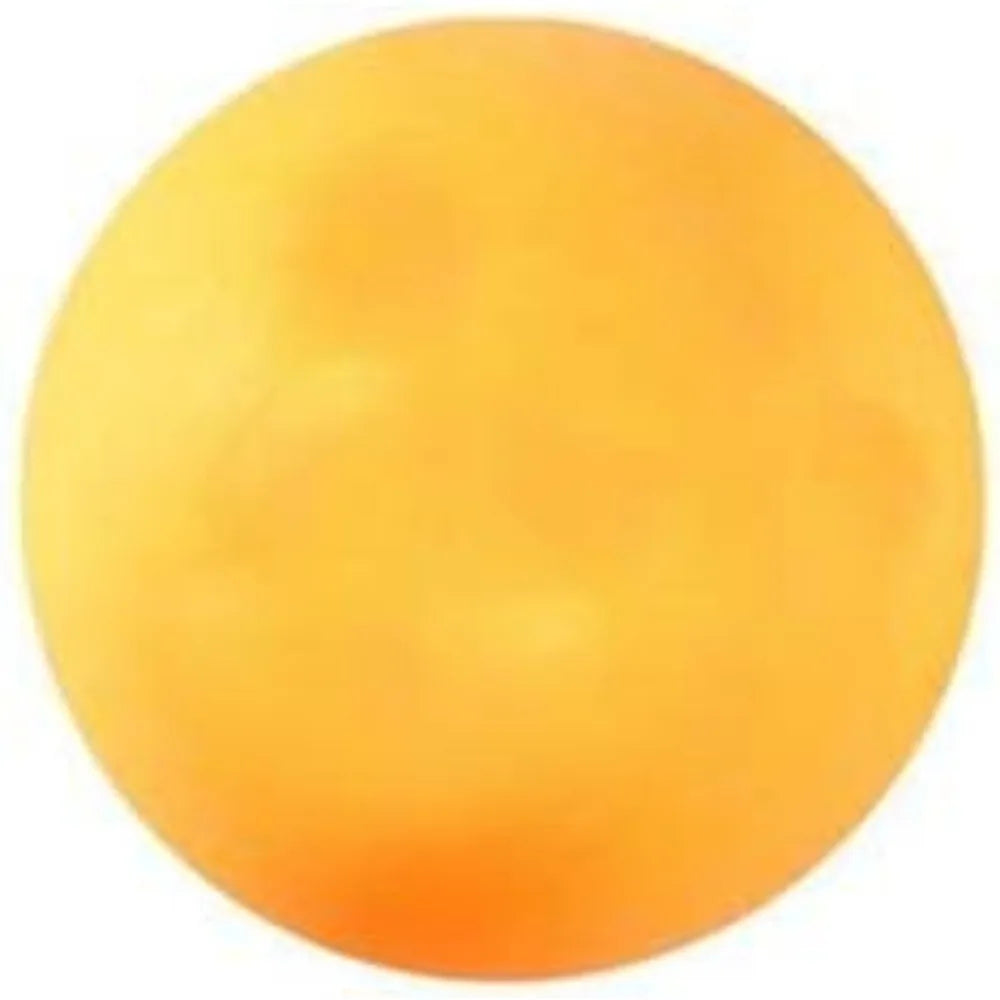 Advanced 40mm Orange Table Tennis Balls for Training, Set of 6 Yellow Ping Pong Balls with Attractive Design