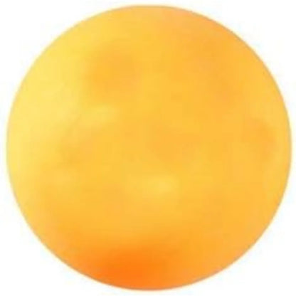 Advanced 40mm Orange Table Tennis Balls for Training, Set of 6 Yellow Ping Pong Balls with Attractive Design