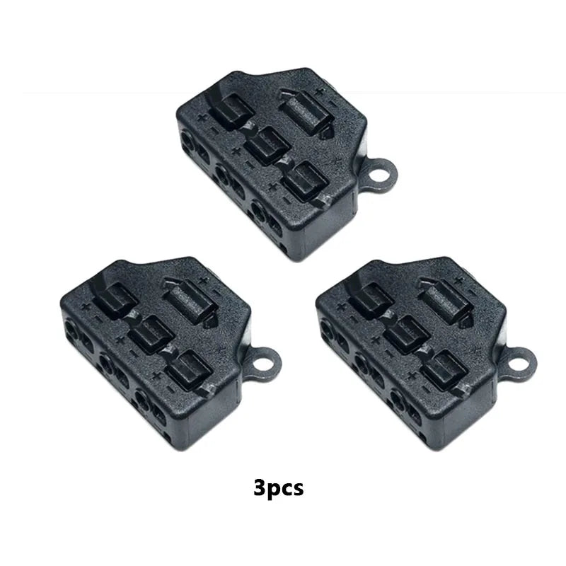 3/6 Ports Distribution Port Sharing Box Line Splitter for Diy Miniature Railway Train Model Scene Lighting System DC Lamp Layout