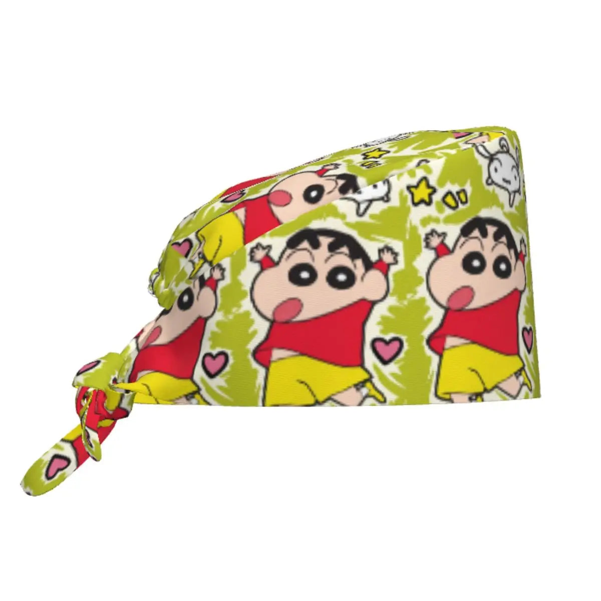 Custom Crayons Shin-chans Cute Anime Scrubs Cap Surgical Hats Women Men Operating Room Cap Nursing Cap Lab Works Hat
