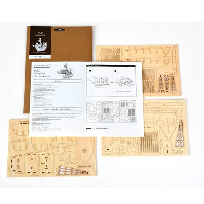 Children 3D Wooden Puzzle Simulation Animal Assembly Skeleton Model Toy for Kids DIY Hands Craft Wood Puzzle Games Building Kit
