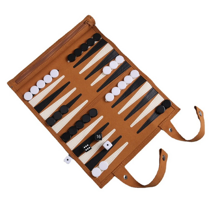 New Backgammon Board Game Portable Backgammon Sets for Adults Travel Games Adult Roll Design Children'S Puzzle Game Board