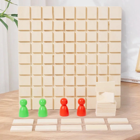 Wooden Step By Step Board Game Family Strategy Game