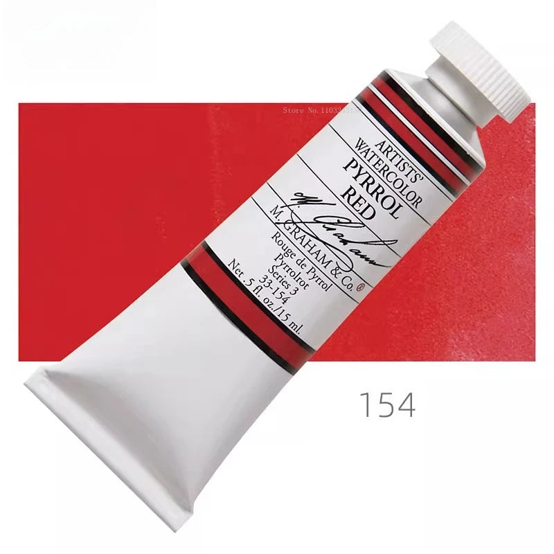 15ml / Tube American Watercolor Pigments Artist's Painting Art Supplies Hand-drawn Illustrations Creative Travel Water Color