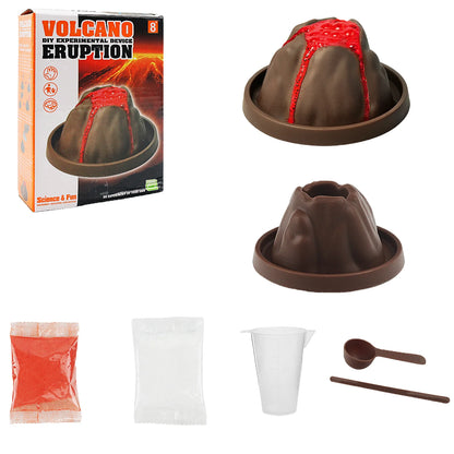 DIY Science Experiment Set, Learning Volcano Eruption Physical Chemical Experiment Kit, Technology Production Science Toy