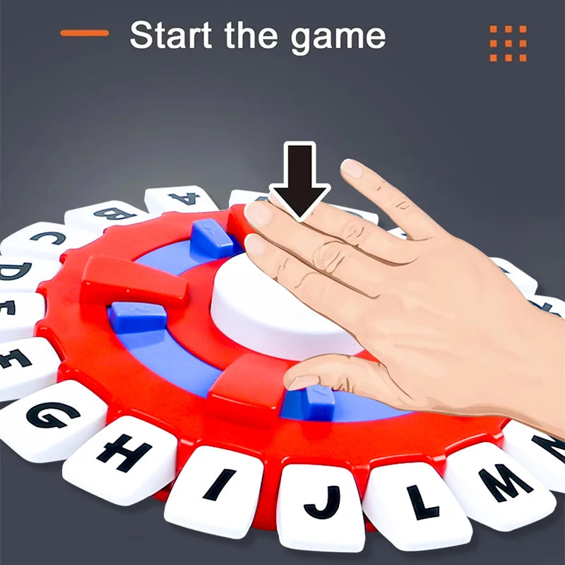 Spanish Basta Game Fast-paced Family Gathering Letter Toys For  Children Letters Learning