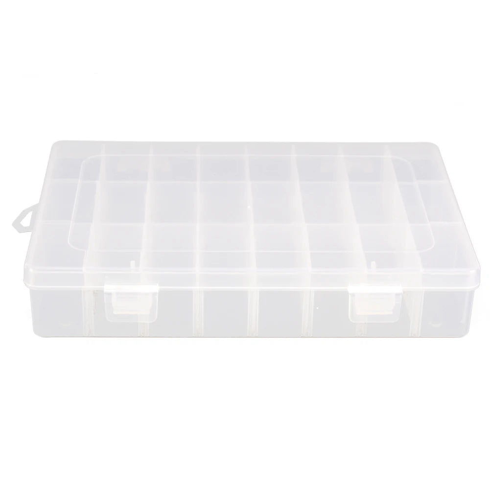 10/15/24 Grids Fishing Tackle Box Fishing Box Plastic Tackle Box Fishing Lure Bait Hooks Storage Box for Lures Hooks for Fishing