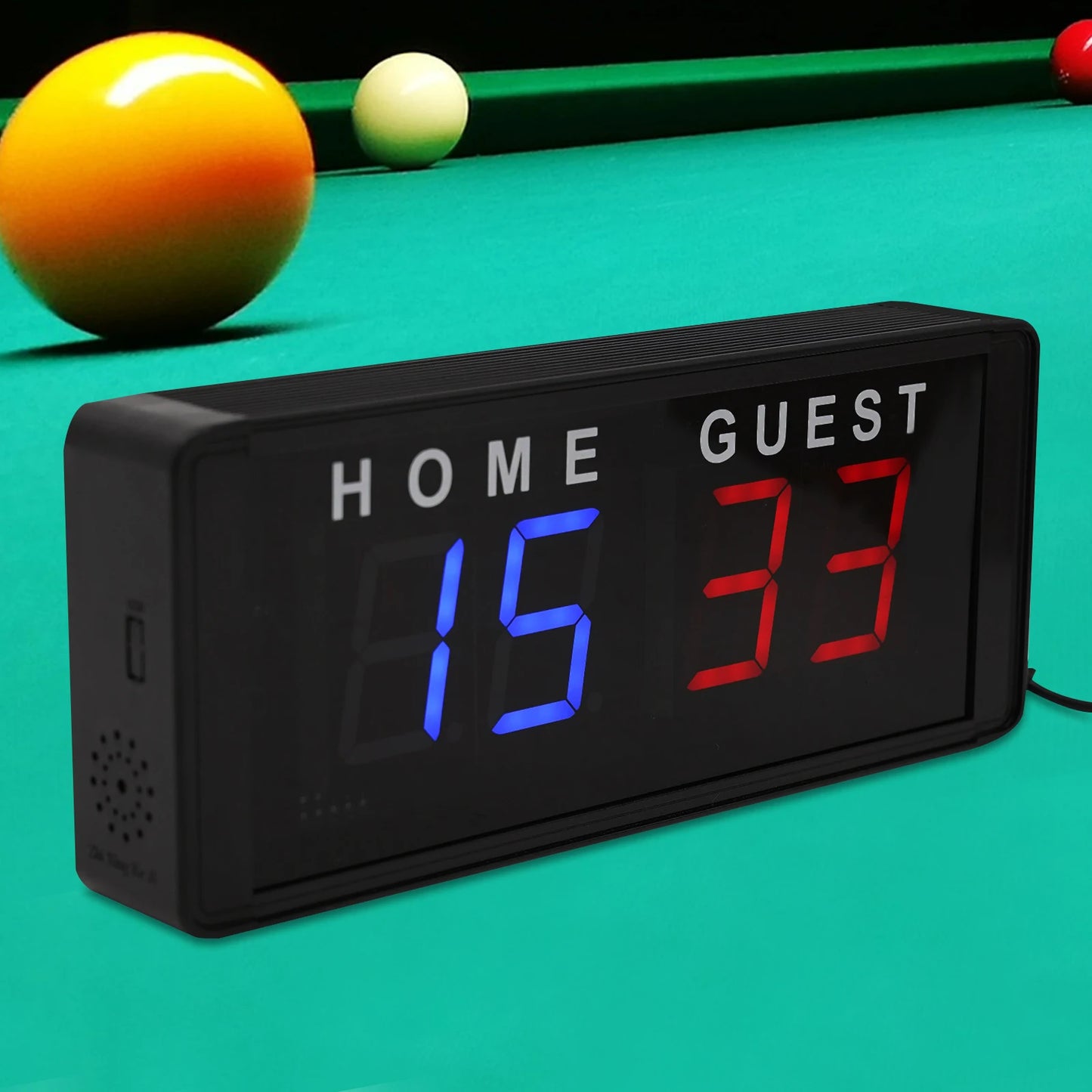 4-Digit LED Electronic Score Keeper Scoreboard with Remote for Badminton Volleyball Baseball Ping Pong Table Tennis