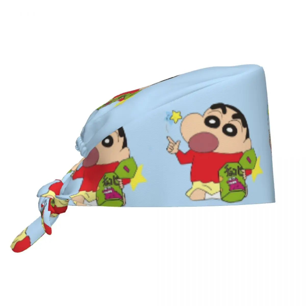 Custom Crayons Shin-chans Cute Anime Scrubs Cap Surgical Hats Women Men Operating Room Cap Nursing Cap Lab Works Hat