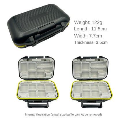 Space Separation Hook Bait Storage Box Multi region Waterproof Fishing Tackle Boxes Case Multifunction Fishing Tools Fishing