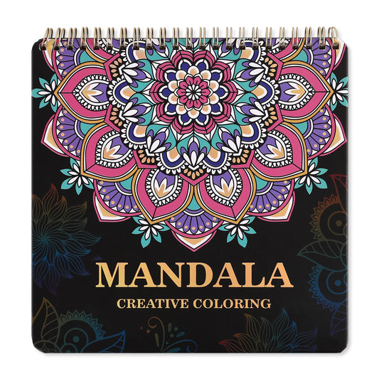 Beautiful Mandala Adult Coloring Book for Relaxation, Coloring Books with Inspirational Quotes Making it a Great Gift,