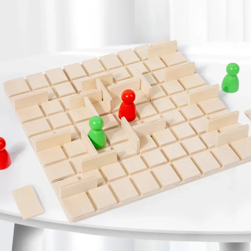 Wooden Step By Step Board Game Family Strategy Game