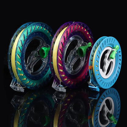 1PC Hot Sale Outdoor Kite Line Winder Winding Reel Grip Wheel Kite Flying Tool Plastic Twisted String Line Wheel Kids Fun Toys