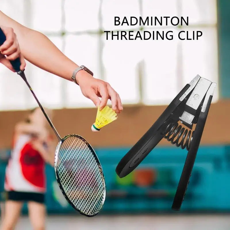Starting Clamp Tennis Sports Starting Clamp Portable Alloy Tennis Ball Manual Starting Tools For Repairing Badminton Rackets